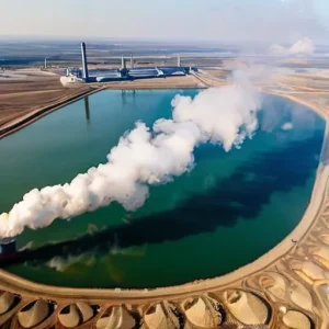 Тепловое загрязнение водоемов при сбросе охлаждающей воды с электростанций