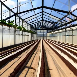 Использование тепла обратной сетевой воды для подогрева грунта в теплицах