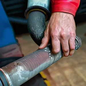 Восстановление изношенных трубопроводов изнутри: протягивание полимерного рукава в старую трубу и отверждение паром
