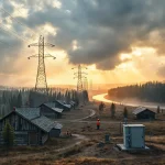 Фото по теме: Подключение отдаленного поселения к центральной сети энергоснабжения