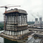 Фото по теме: Строительство новой градирни для охлаждения воды на станции
